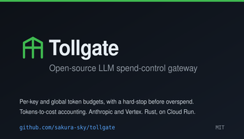 Tollgate: Open-Source Hard Limits for LLM Spend