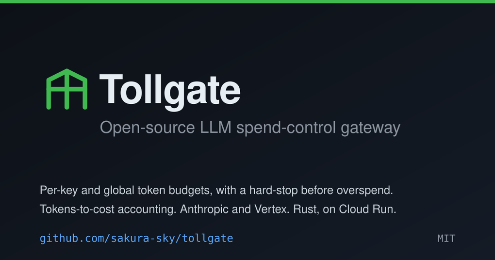 Tollgate v0.2.3: What Long-Context Pricing Does to a Spend Cap — hero image